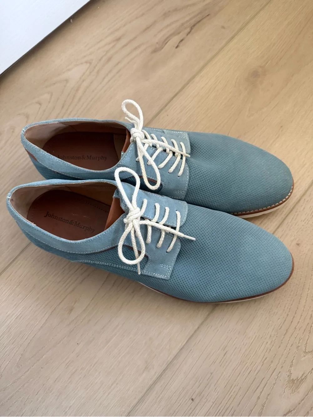 Johnston & Murphy Light Blue Men's Dress Shoes